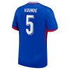 Camisolas França Kounde 5 Euro 2024 1º Equipamento Principal Manga Curta